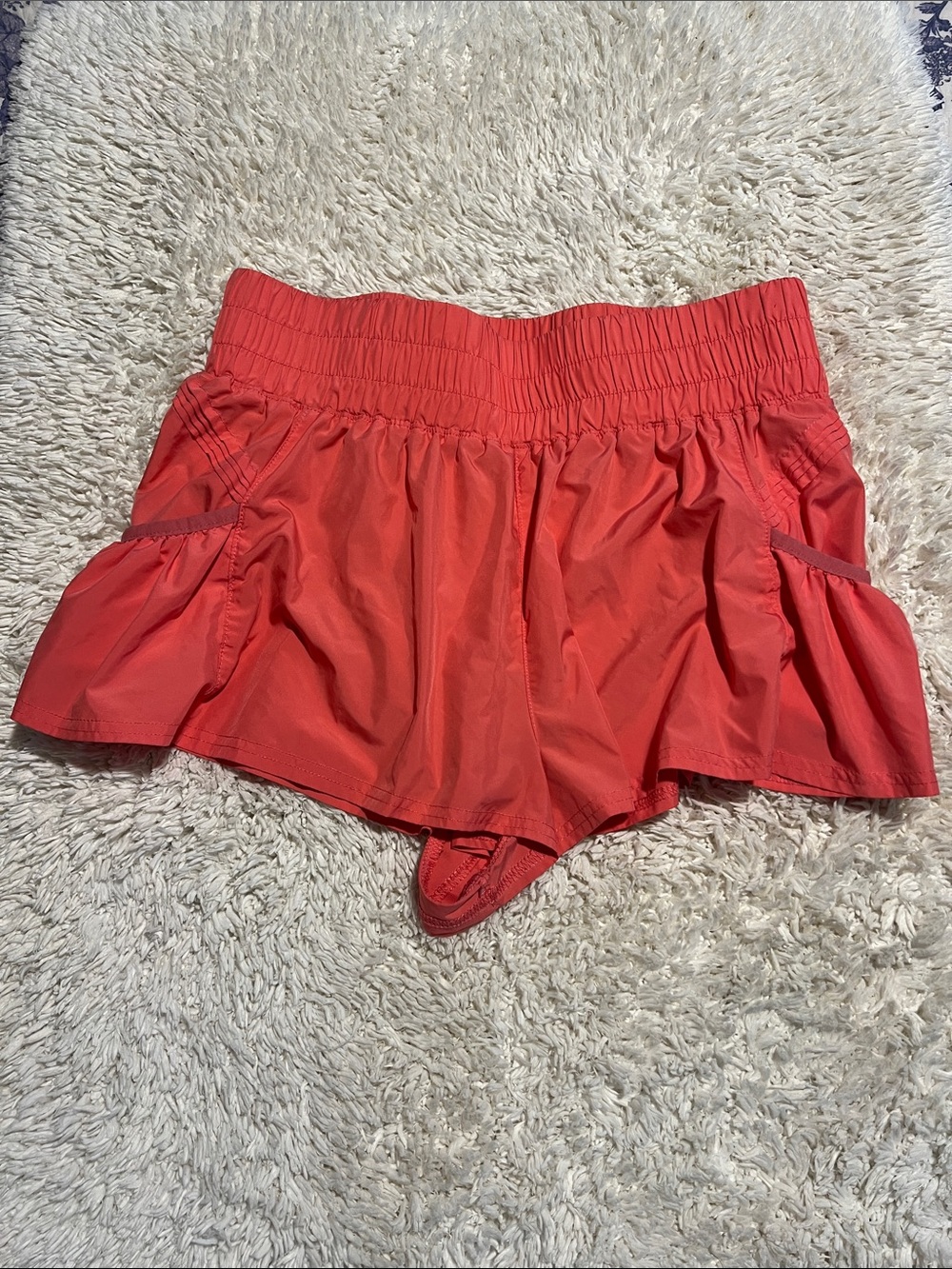 FP Movement by Free People Get Your Flirt On Coral Shorts